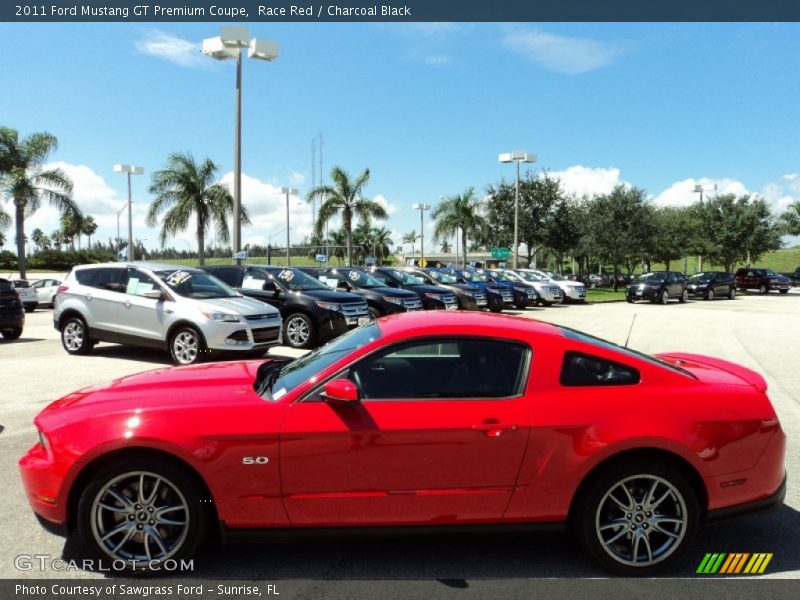 Race Red / Charcoal Black 2011 Ford Mustang GT Premium Coupe