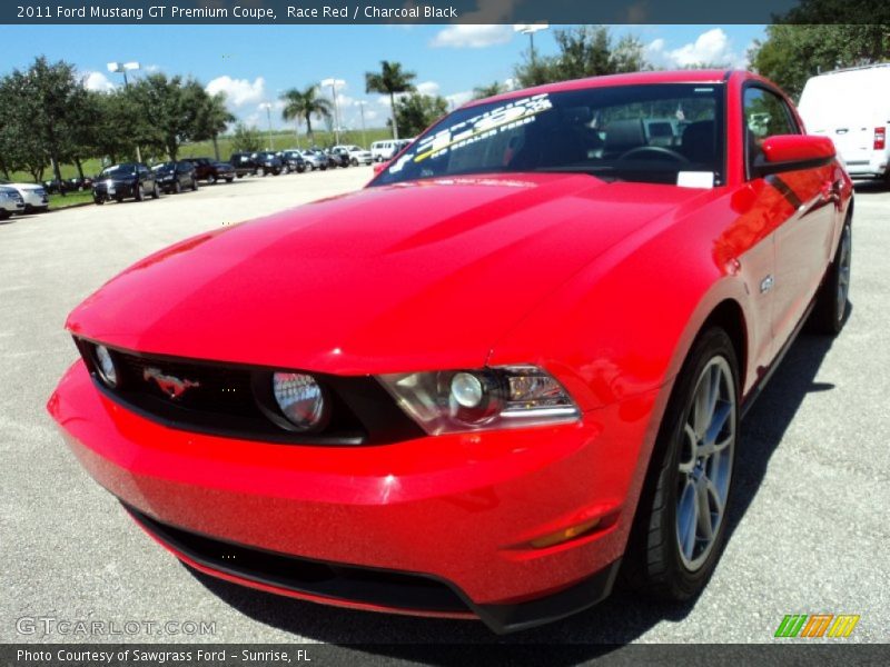 Race Red / Charcoal Black 2011 Ford Mustang GT Premium Coupe