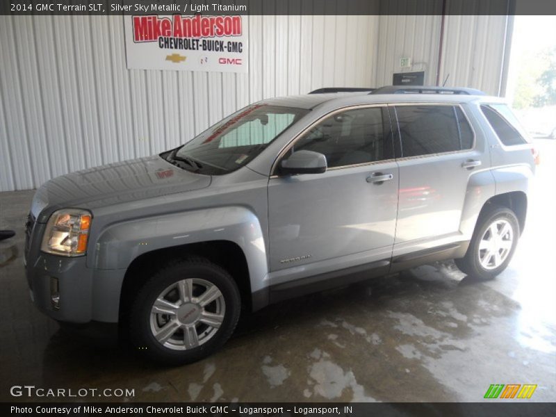 Silver Sky Metallic / Light Titanium 2014 GMC Terrain SLT