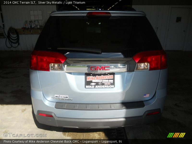 Silver Sky Metallic / Light Titanium 2014 GMC Terrain SLT