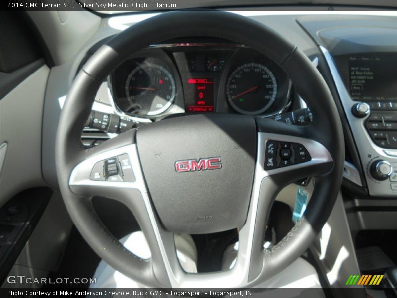 Silver Sky Metallic / Light Titanium 2014 GMC Terrain SLT
