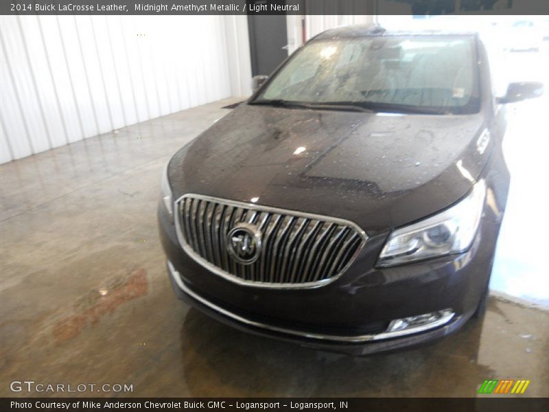 Midnight Amethyst Metallic / Light Neutral 2014 Buick LaCrosse Leather