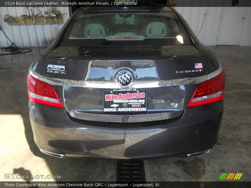 Midnight Amethyst Metallic / Light Neutral 2014 Buick LaCrosse Leather