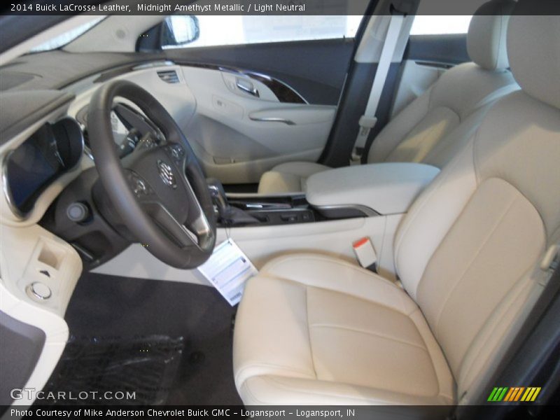 Front Seat of 2014 LaCrosse Leather