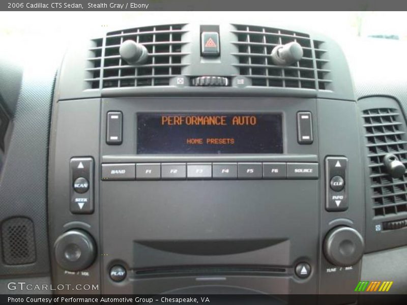 Stealth Gray / Ebony 2006 Cadillac CTS Sedan