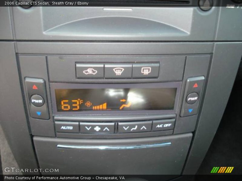 Stealth Gray / Ebony 2006 Cadillac CTS Sedan