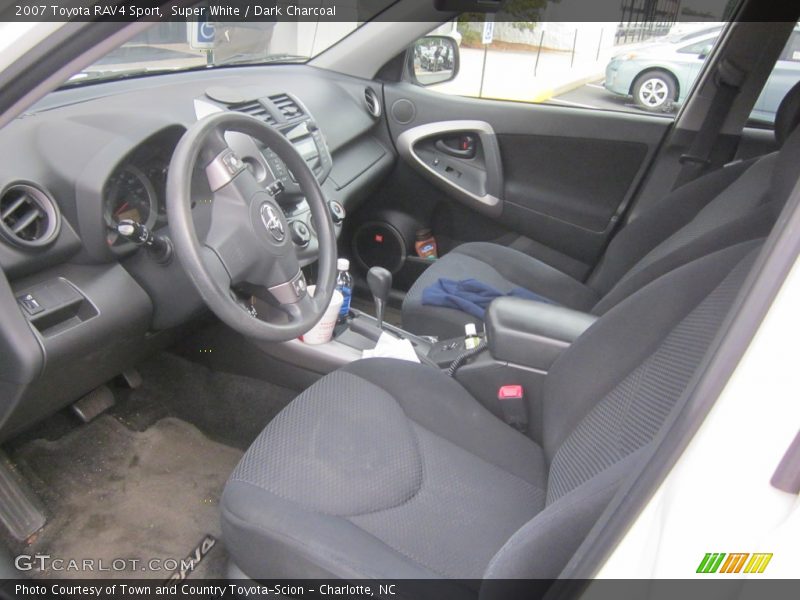 Super White / Dark Charcoal 2007 Toyota RAV4 Sport