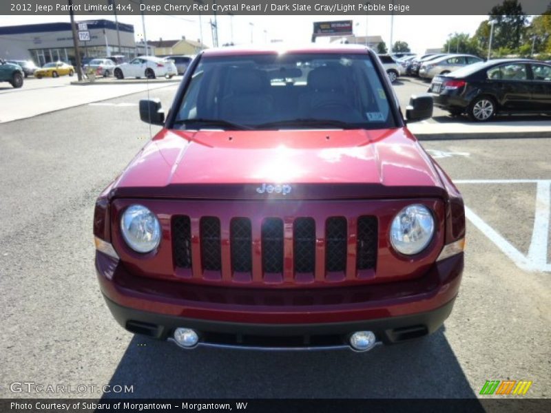 Deep Cherry Red Crystal Pearl / Dark Slate Gray/Light Pebble Beige 2012 Jeep Patriot Limited 4x4