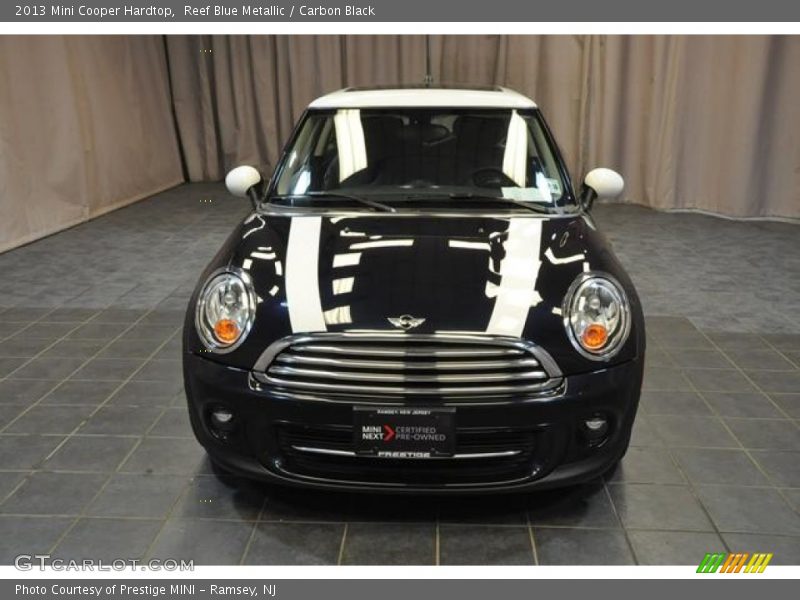 Reef Blue Metallic / Carbon Black 2013 Mini Cooper Hardtop