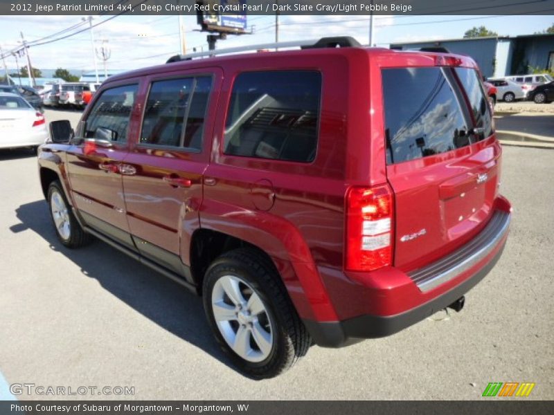 Deep Cherry Red Crystal Pearl / Dark Slate Gray/Light Pebble Beige 2012 Jeep Patriot Limited 4x4