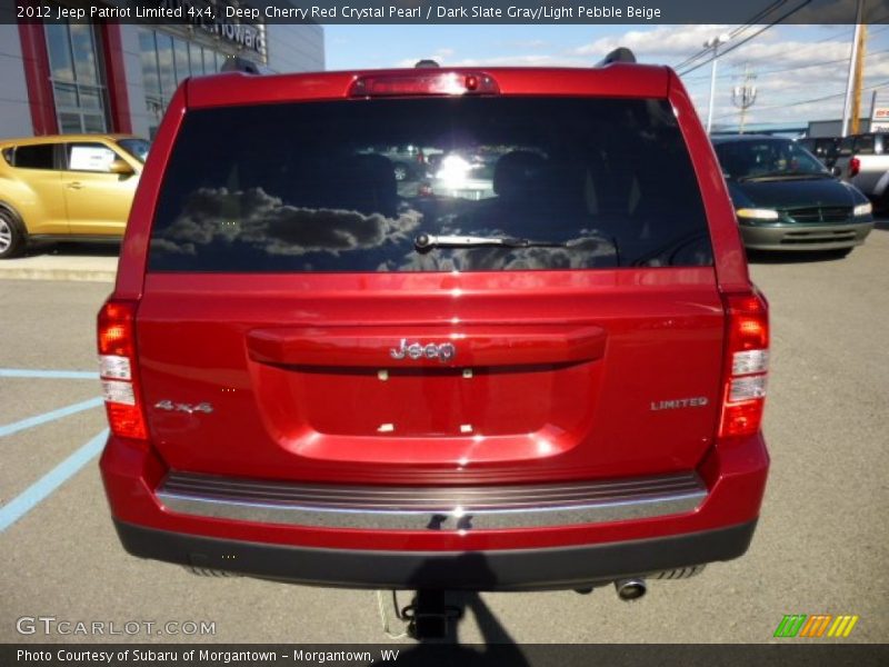Deep Cherry Red Crystal Pearl / Dark Slate Gray/Light Pebble Beige 2012 Jeep Patriot Limited 4x4