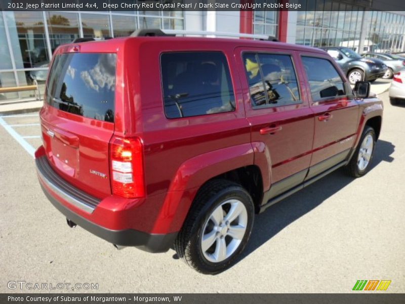 Deep Cherry Red Crystal Pearl / Dark Slate Gray/Light Pebble Beige 2012 Jeep Patriot Limited 4x4