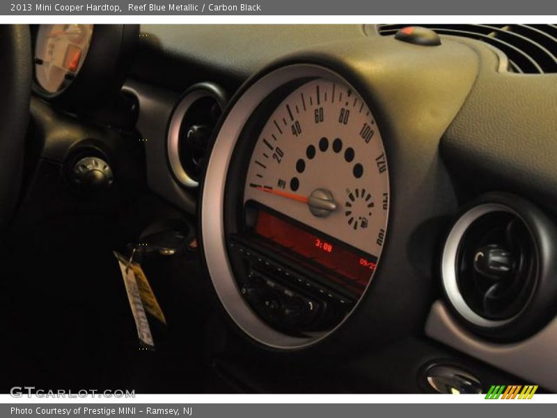 Reef Blue Metallic / Carbon Black 2013 Mini Cooper Hardtop