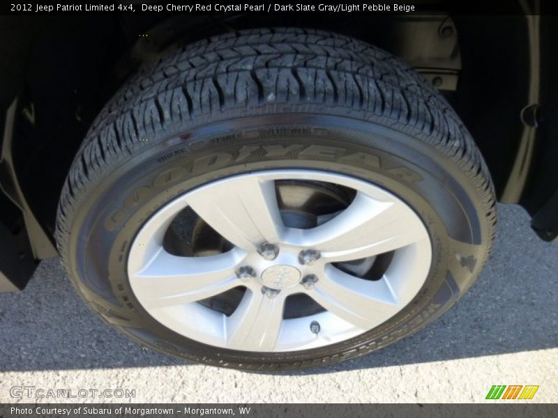 Deep Cherry Red Crystal Pearl / Dark Slate Gray/Light Pebble Beige 2012 Jeep Patriot Limited 4x4