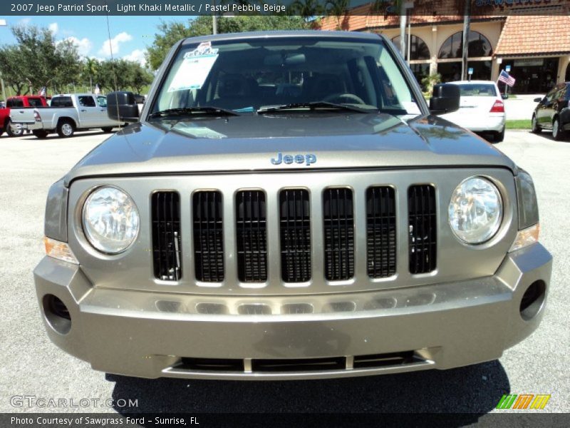 Light Khaki Metallic / Pastel Pebble Beige 2007 Jeep Patriot Sport