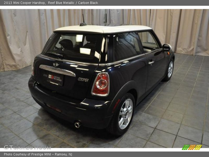 Reef Blue Metallic / Carbon Black 2013 Mini Cooper Hardtop