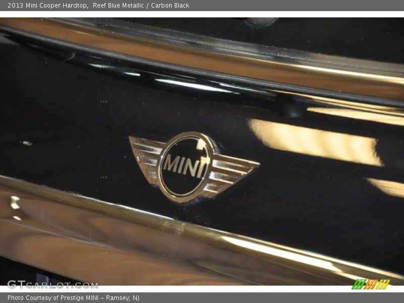 Reef Blue Metallic / Carbon Black 2013 Mini Cooper Hardtop