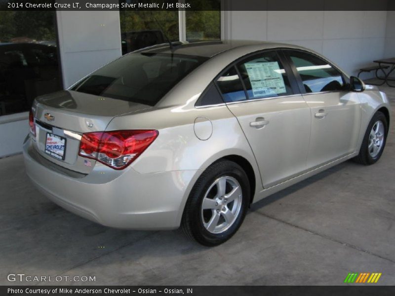 Champagne Silver Metallic / Jet Black 2014 Chevrolet Cruze LT