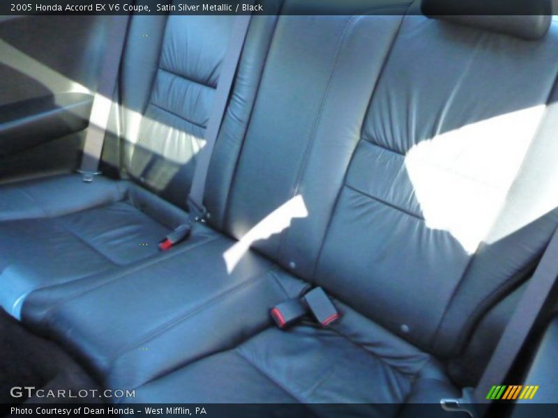 Satin Silver Metallic / Black 2005 Honda Accord EX V6 Coupe