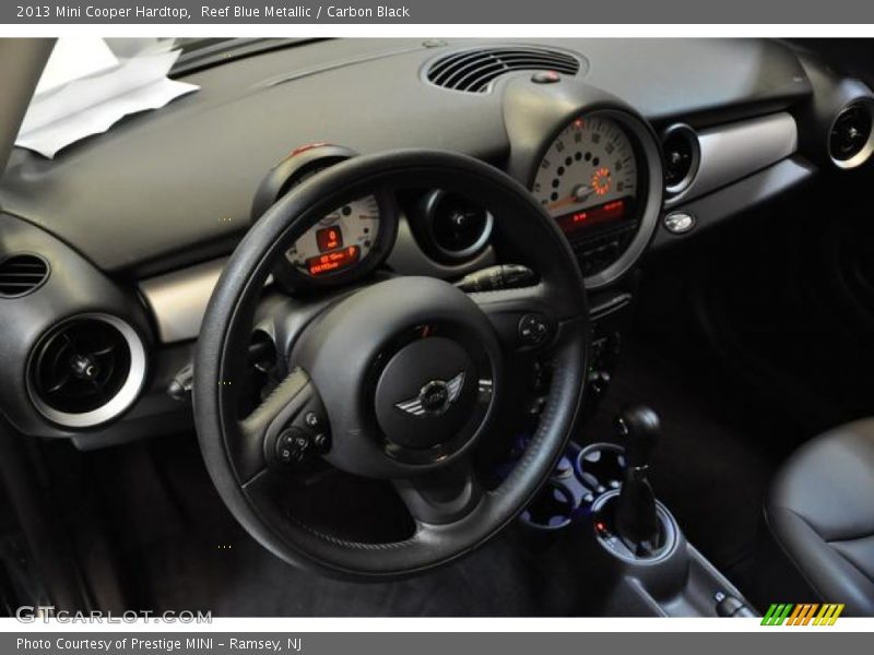 Reef Blue Metallic / Carbon Black 2013 Mini Cooper Hardtop