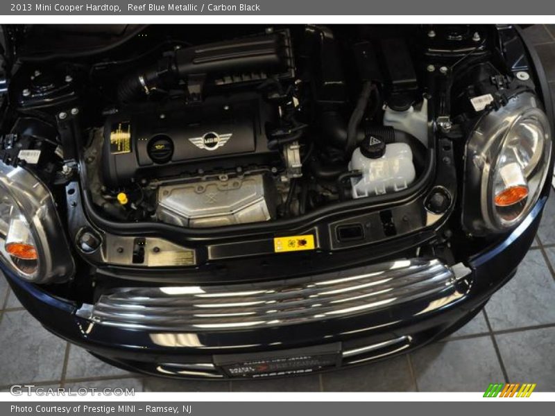 Reef Blue Metallic / Carbon Black 2013 Mini Cooper Hardtop