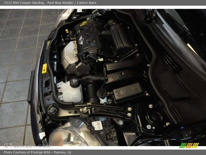 Reef Blue Metallic / Carbon Black 2013 Mini Cooper Hardtop