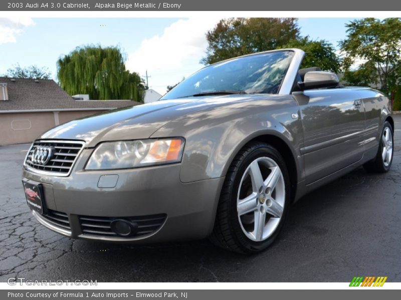 Alpaka Beige Metallic / Ebony 2003 Audi A4 3.0 Cabriolet