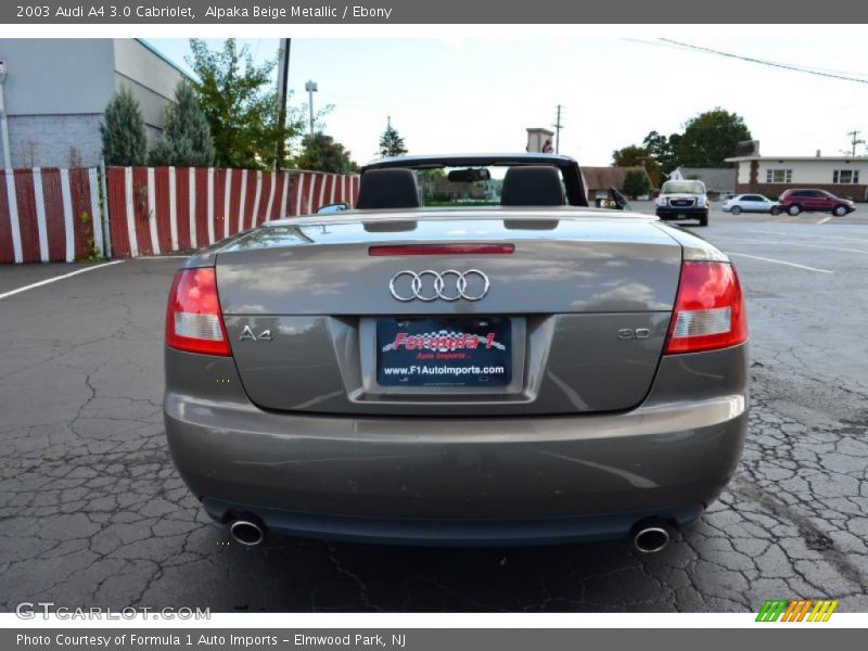Alpaka Beige Metallic / Ebony 2003 Audi A4 3.0 Cabriolet