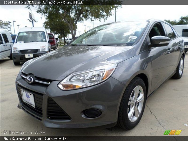 Sterling Gray / Charcoal Black 2014 Ford Focus SE Sedan
