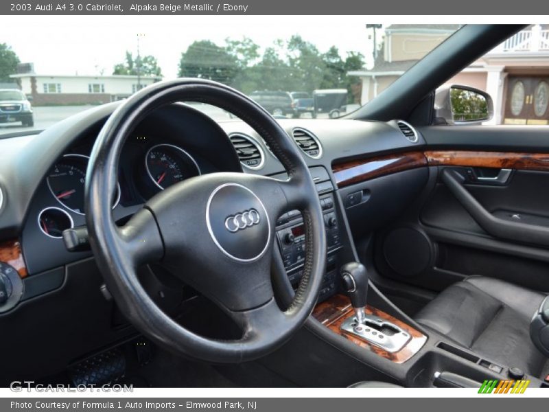 Alpaka Beige Metallic / Ebony 2003 Audi A4 3.0 Cabriolet