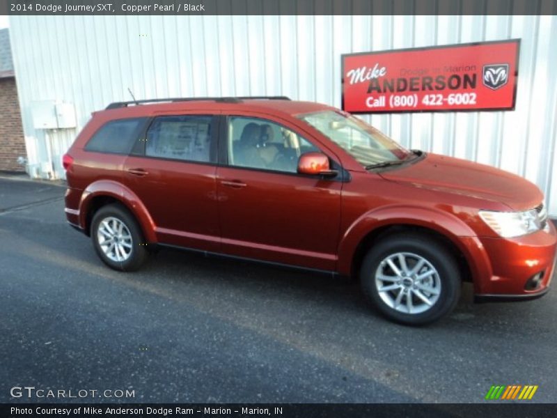 Copper Pearl / Black 2014 Dodge Journey SXT