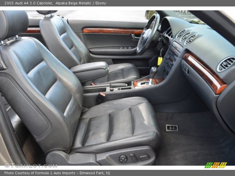 Front Seat of 2003 A4 3.0 Cabriolet