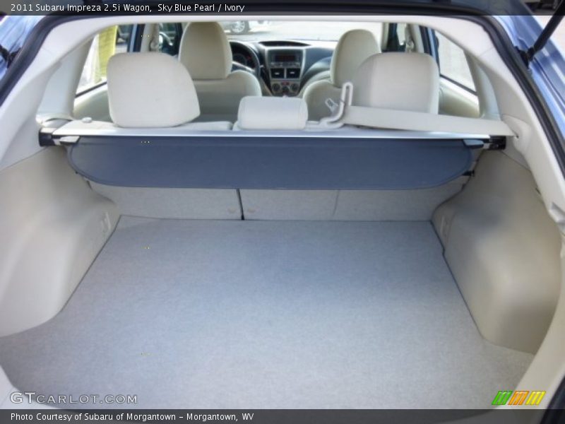 Sky Blue Pearl / Ivory 2011 Subaru Impreza 2.5i Wagon