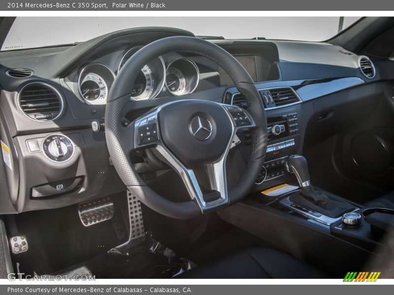 Polar White / Black 2014 Mercedes-Benz C 350 Sport