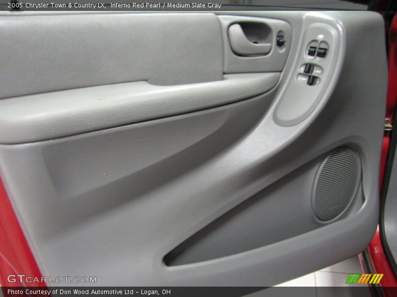Inferno Red Pearl / Medium Slate Gray 2005 Chrysler Town & Country LX