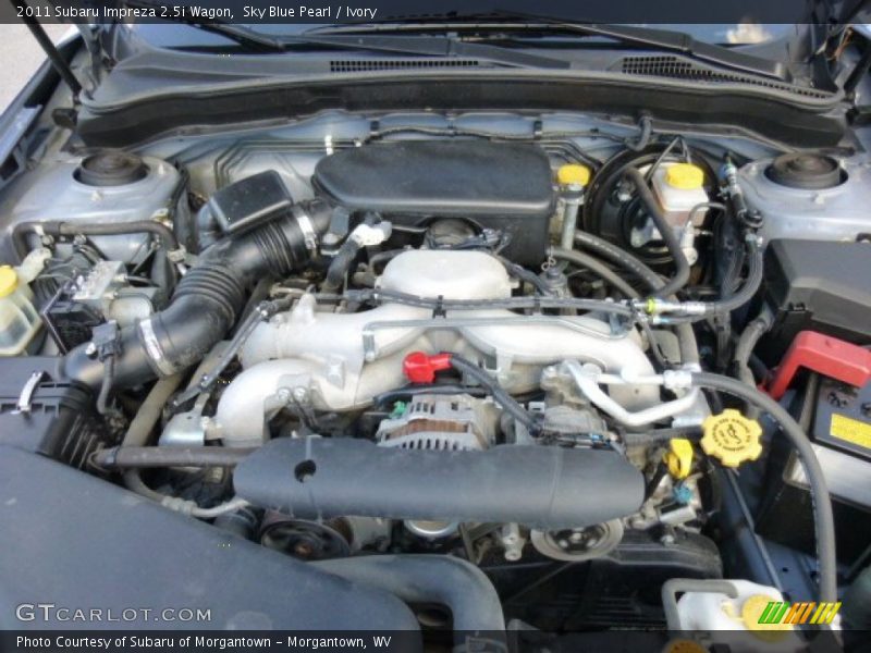 Sky Blue Pearl / Ivory 2011 Subaru Impreza 2.5i Wagon