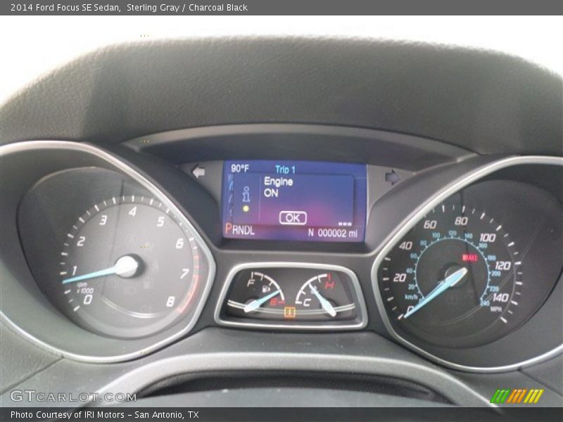 Sterling Gray / Charcoal Black 2014 Ford Focus SE Sedan