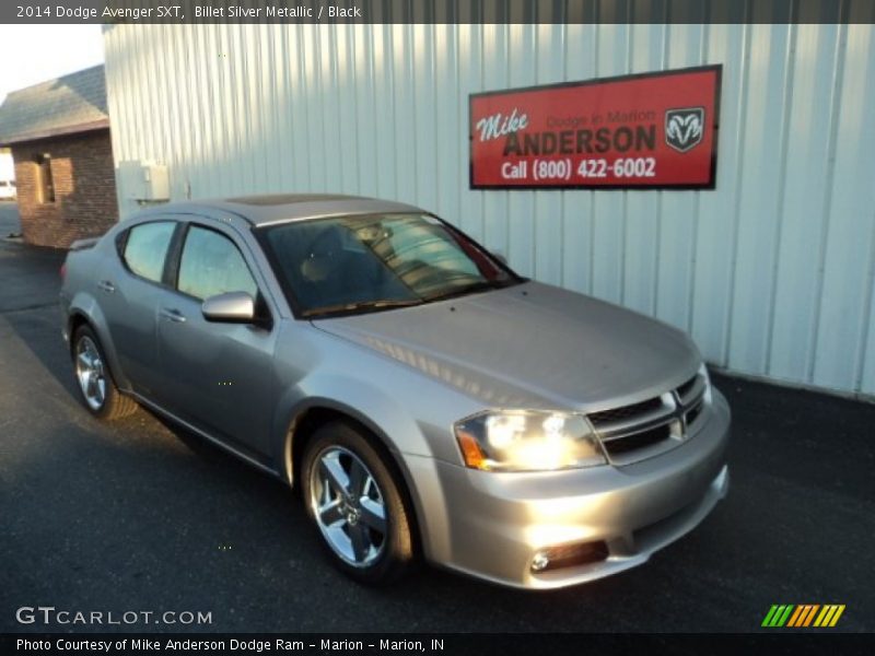 Billet Silver Metallic / Black 2014 Dodge Avenger SXT
