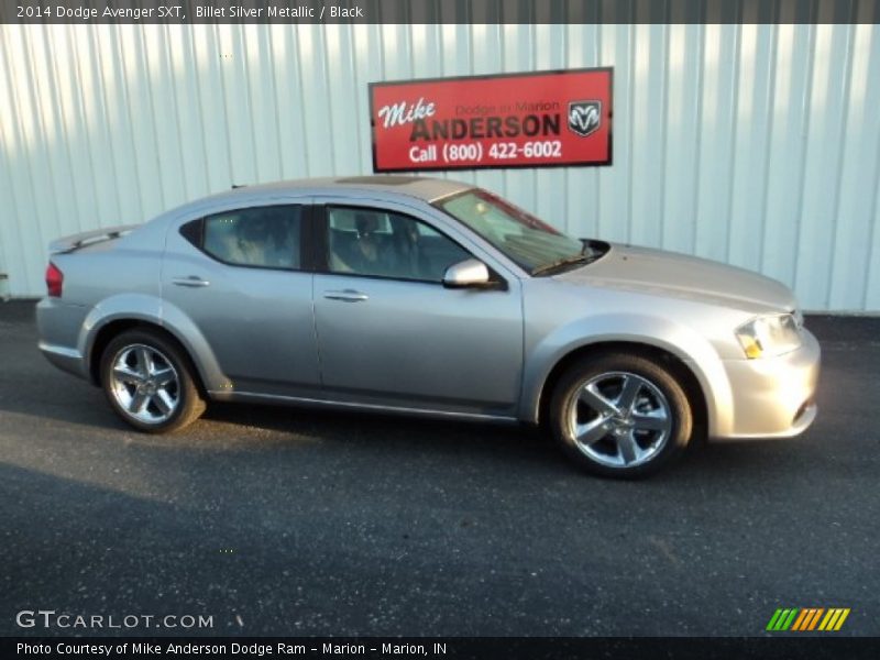Billet Silver Metallic / Black 2014 Dodge Avenger SXT
