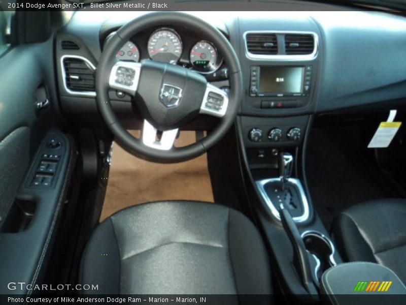 Billet Silver Metallic / Black 2014 Dodge Avenger SXT