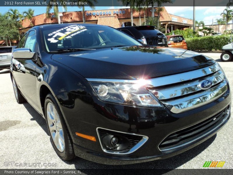 Black / Charcoal Black 2012 Ford Fusion SEL V6
