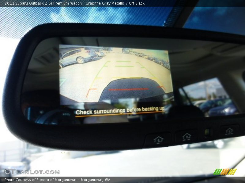 Graphite Gray Metallic / Off Black 2011 Subaru Outback 2.5i Premium Wagon