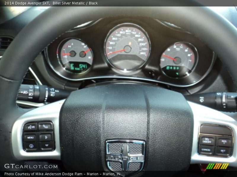 Billet Silver Metallic / Black 2014 Dodge Avenger SXT