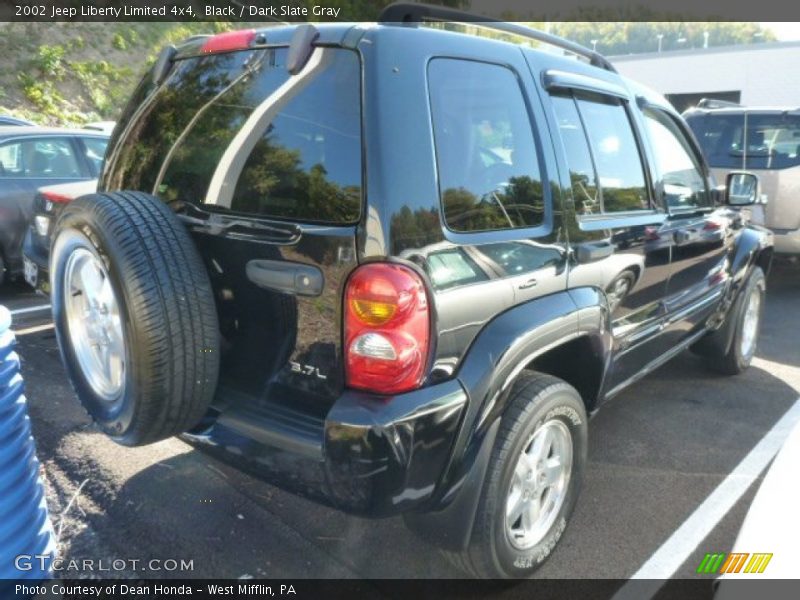 Black / Dark Slate Gray 2002 Jeep Liberty Limited 4x4