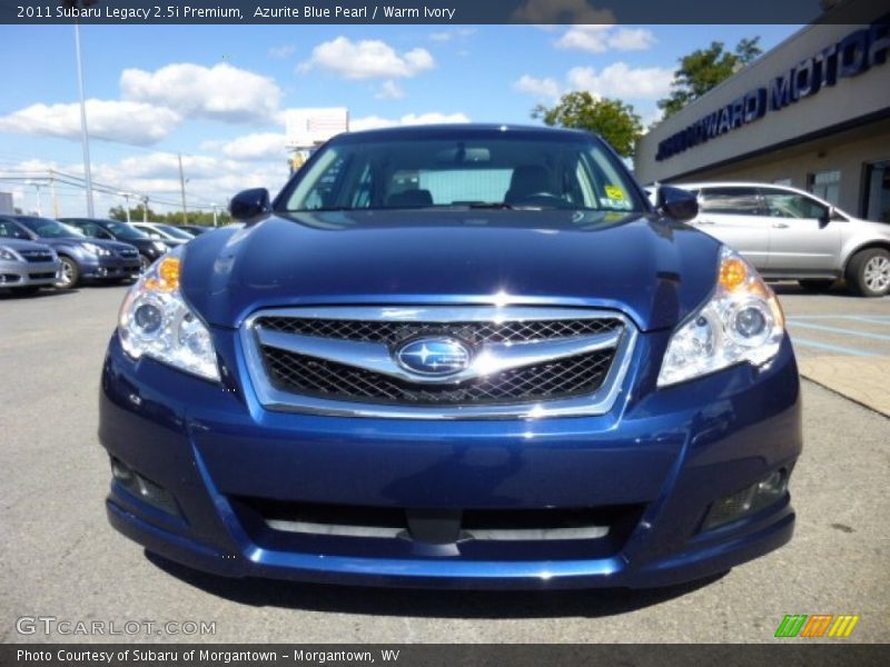 Azurite Blue Pearl / Warm Ivory 2011 Subaru Legacy 2.5i Premium