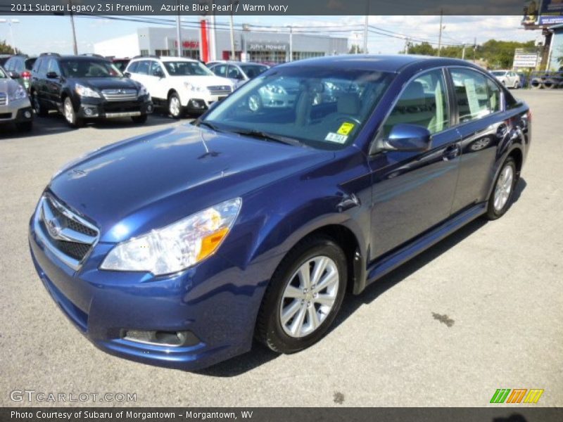 Azurite Blue Pearl / Warm Ivory 2011 Subaru Legacy 2.5i Premium
