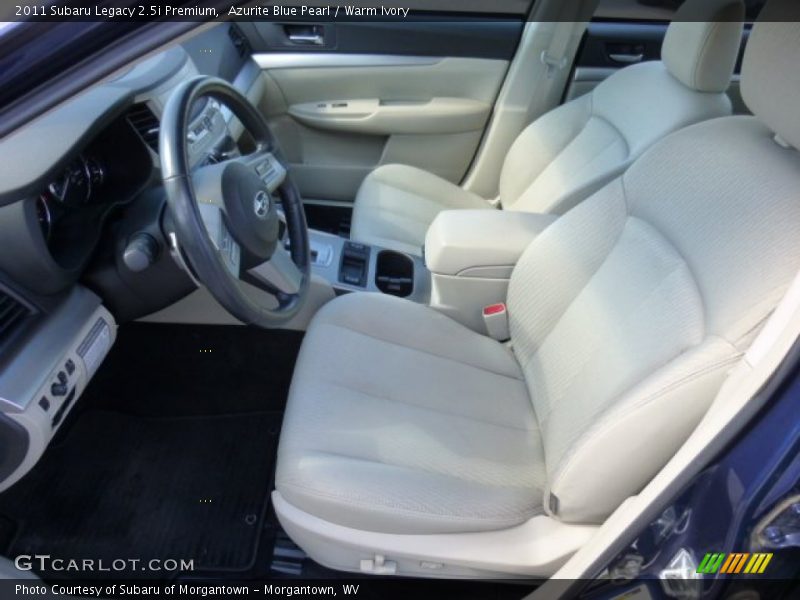 Azurite Blue Pearl / Warm Ivory 2011 Subaru Legacy 2.5i Premium
