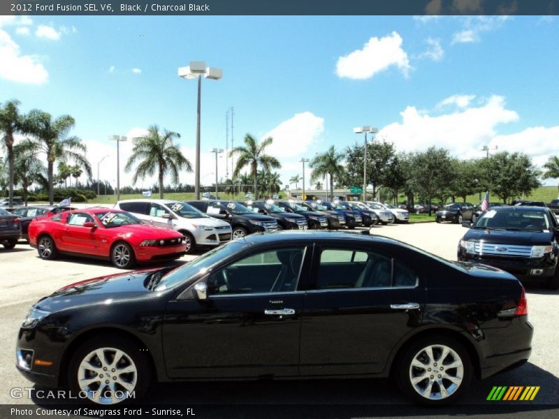 Black / Charcoal Black 2012 Ford Fusion SEL V6