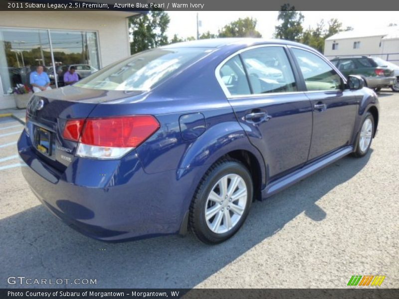 Azurite Blue Pearl / Warm Ivory 2011 Subaru Legacy 2.5i Premium