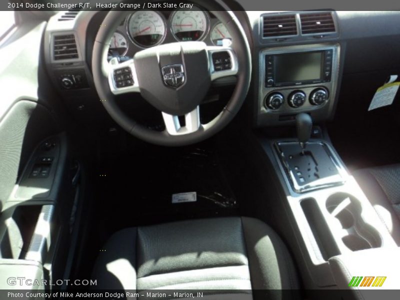Header Orange / Dark Slate Gray 2014 Dodge Challenger R/T